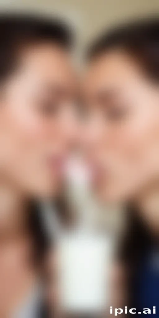 lesbians drinking milk