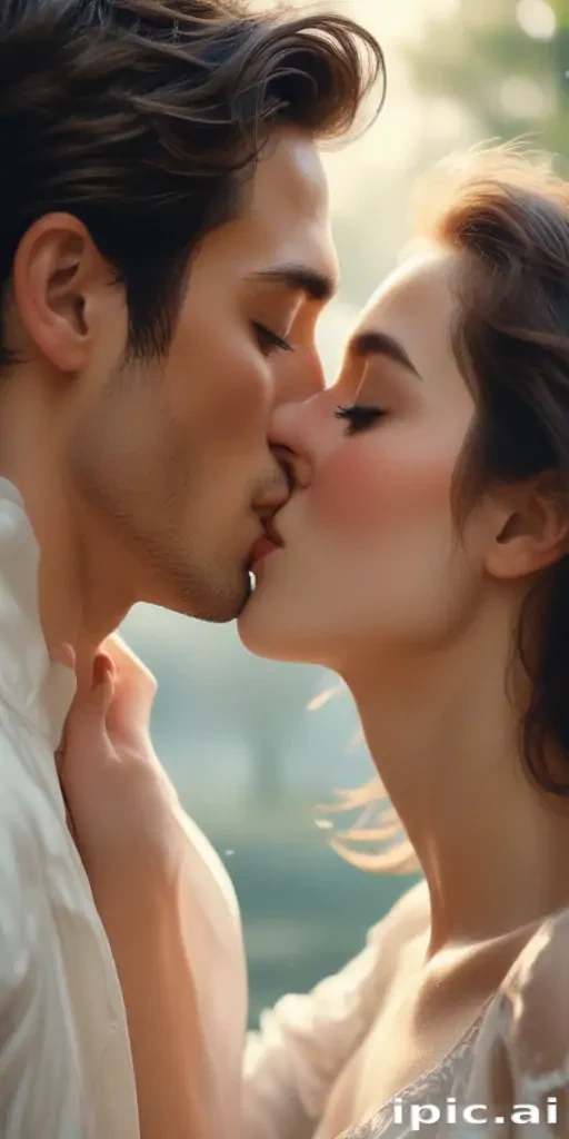 kissing aesthetic