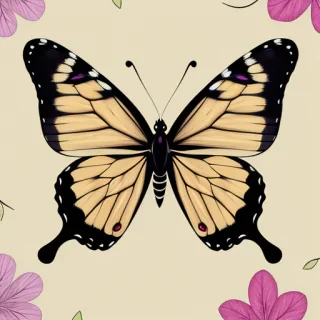 butterfly wall paper