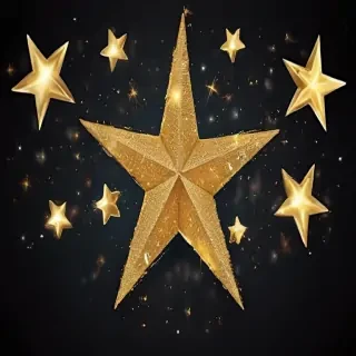 glittering stars png