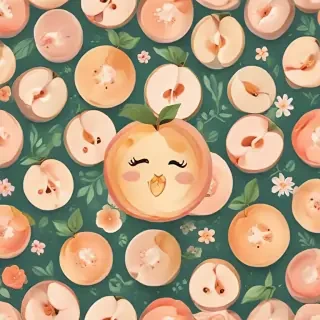 cute peach background