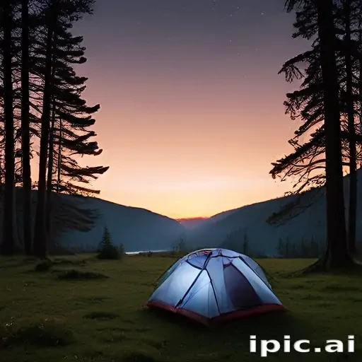 camping background pic