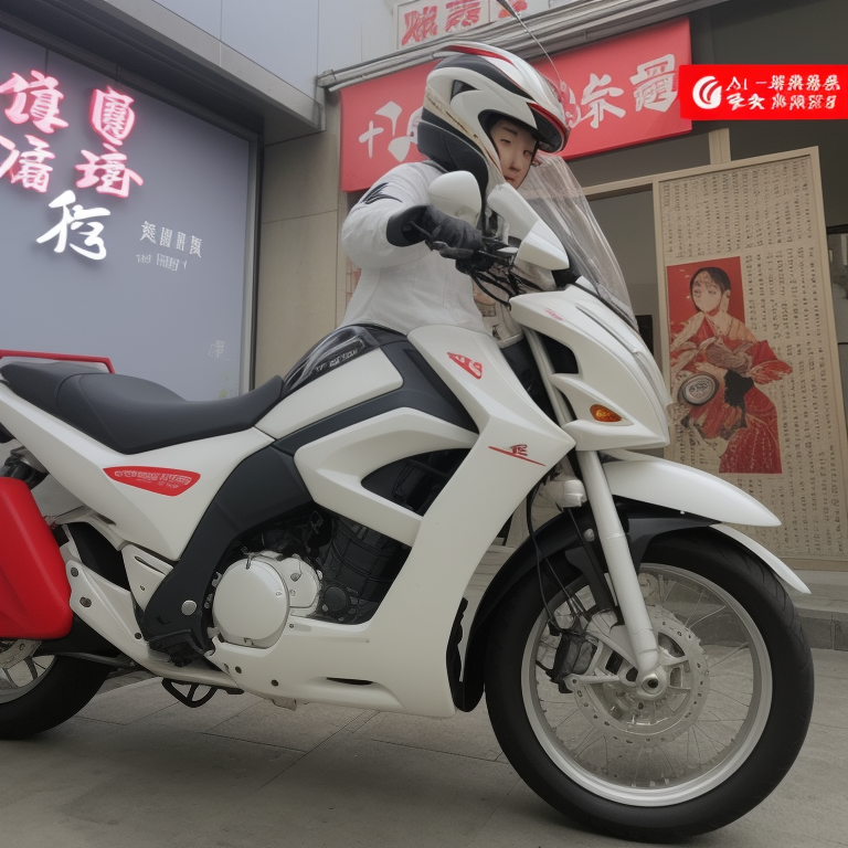 White Moto Rides A Young Rider in White Preparing to Ride a Sleek Motorcycle.