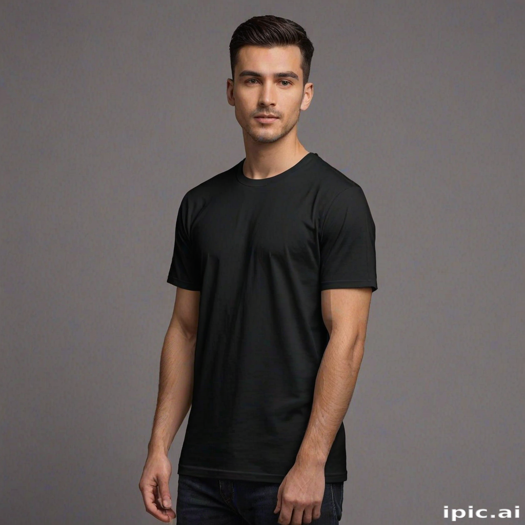 black mockup t shirt