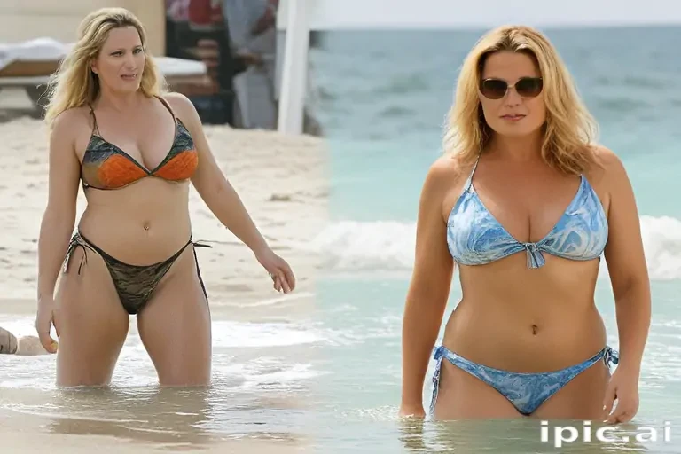 Two Stunning Beach Looks: Embracing Summer Vibes in Colorful Bikinis