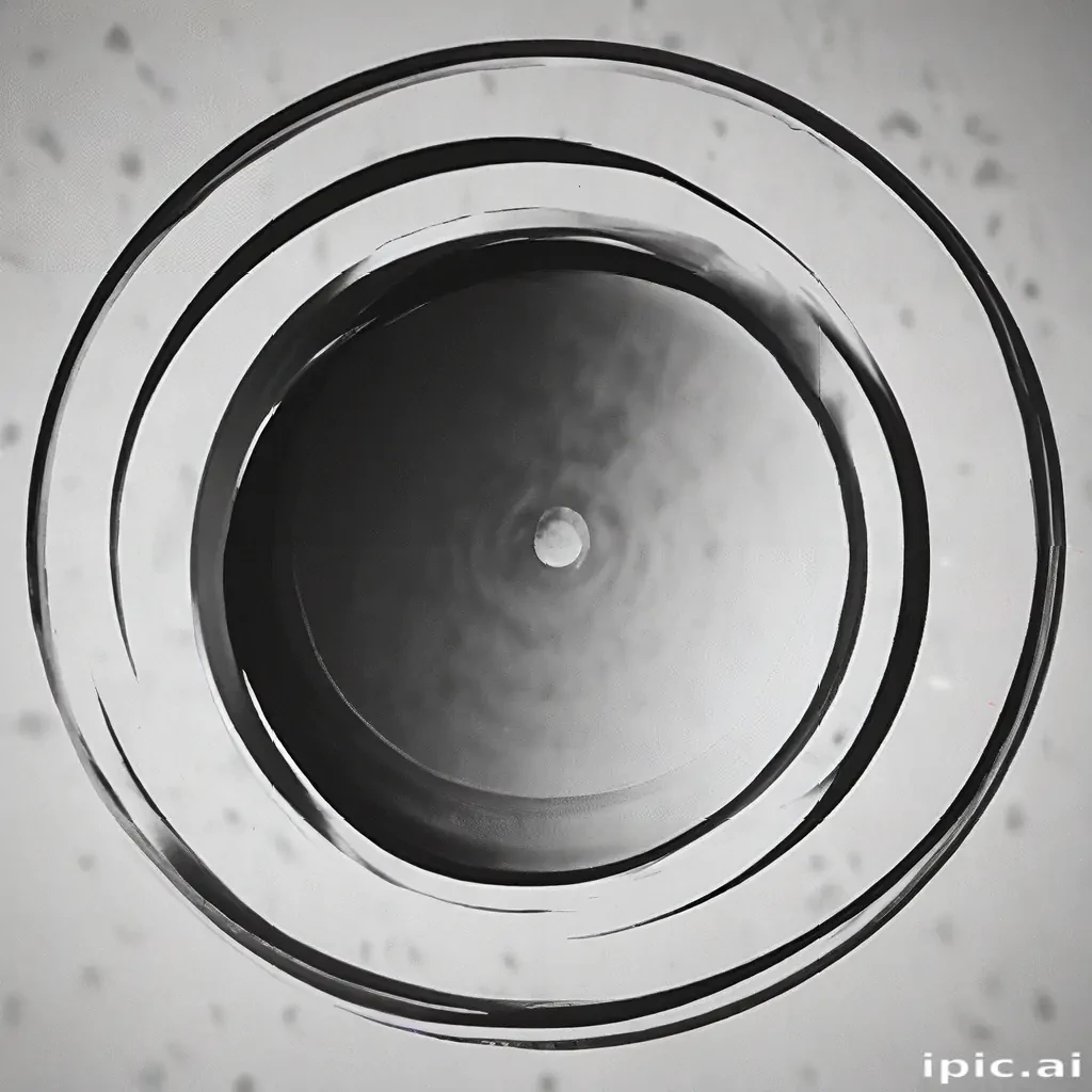 Abstract Circular Design Illustrating Depth with Gradual Gradient and ...