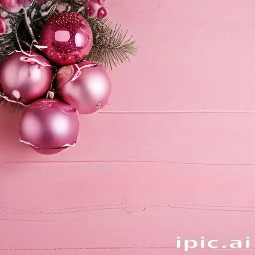 pink christmas background