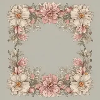 free flower border clipart
