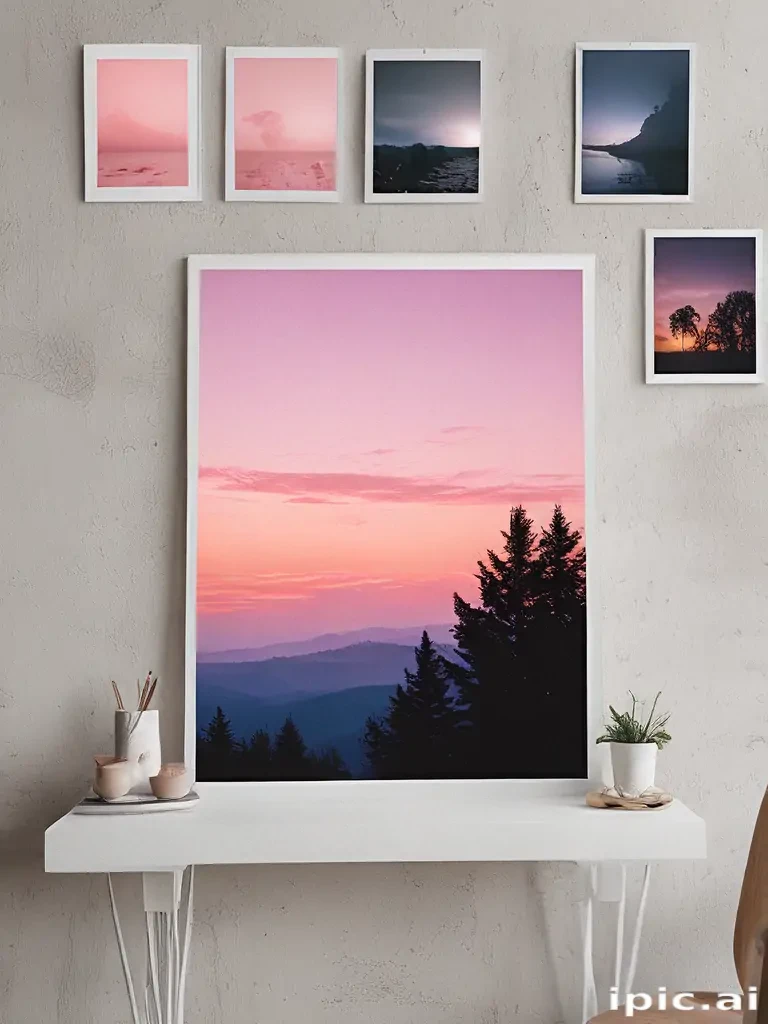 aesthetic pictures for wall to print