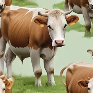 transparent cow