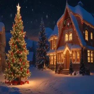 christmas outline
