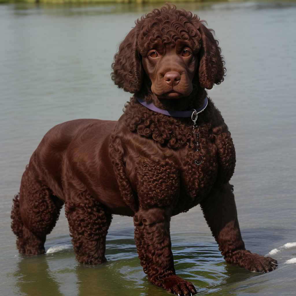 irish water spaniel