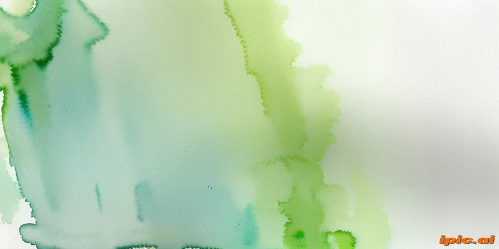 watercolor green background