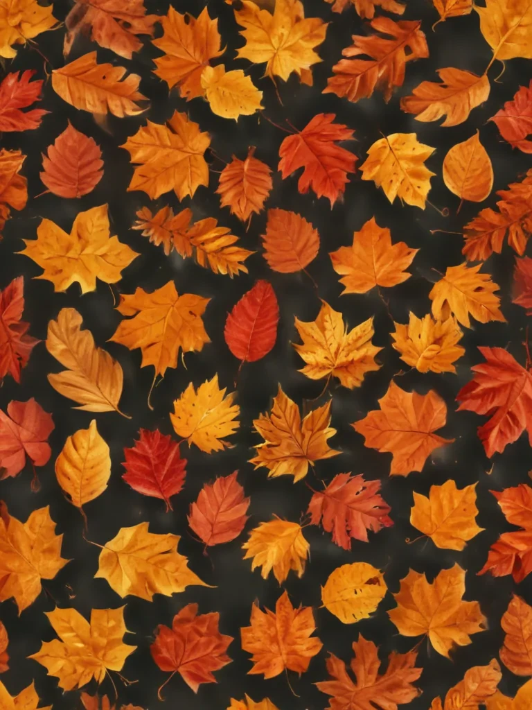 fall leaves png transparent