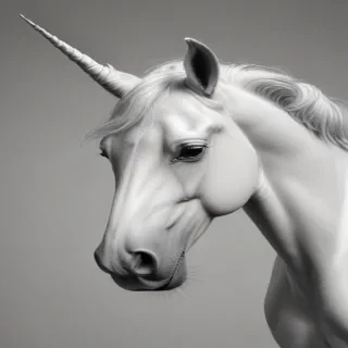 unicorn outline