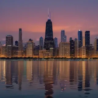 chicago skyline png