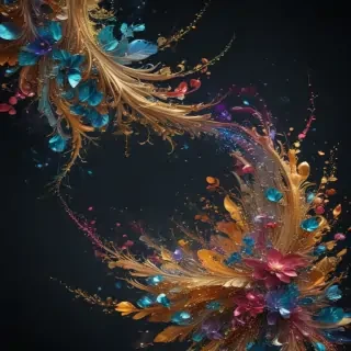 transparent background glitter