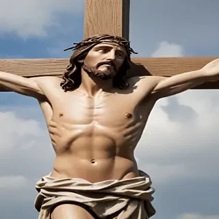 a picture of jesus on the cross