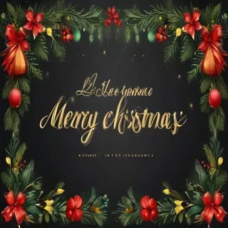 merry christmas clipart transparent background