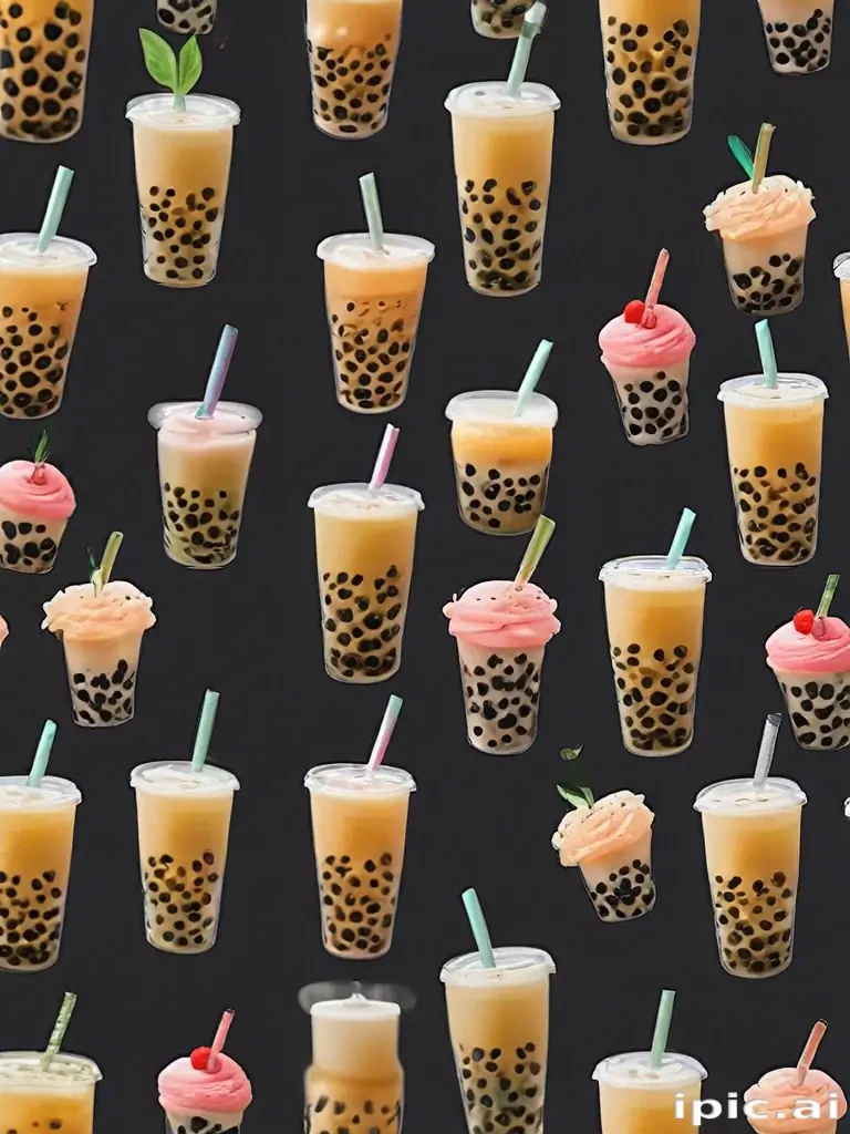 bubble tea background