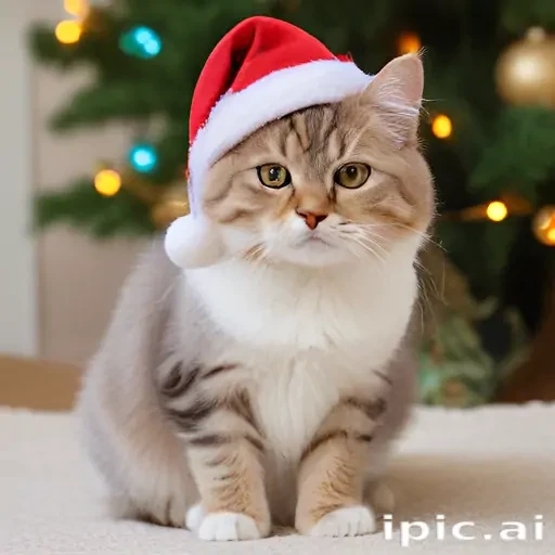 pictures of cats for christmas