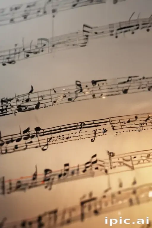 music notes transparent