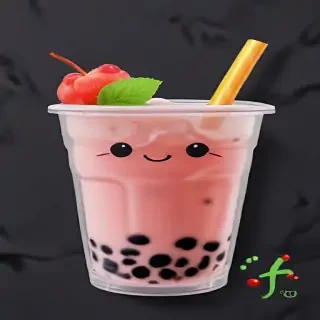 cute boba tea wallpapers