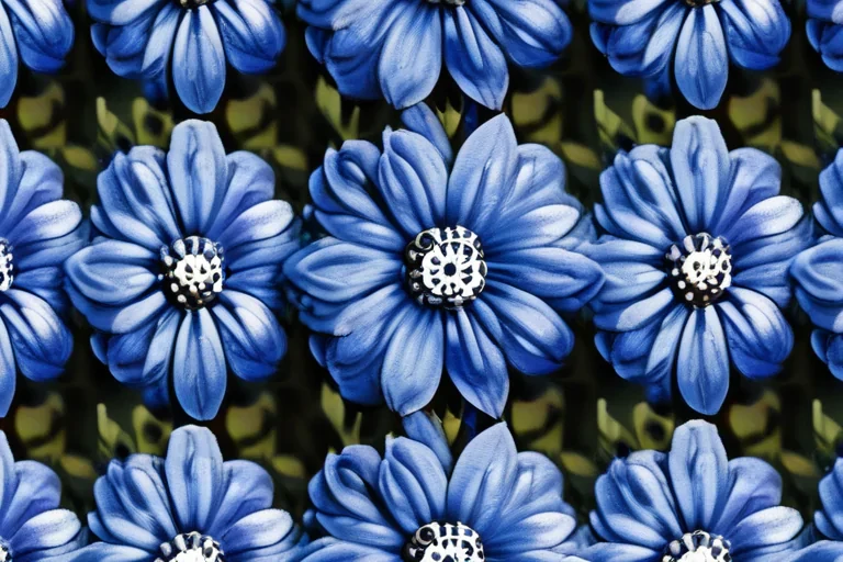 blue flowers