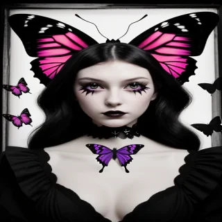dark butterfly aesthetic