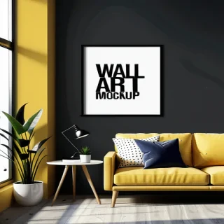 wall art mockup