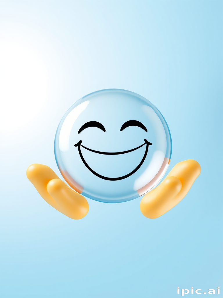 transparent laughing emoji