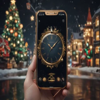xmas phone background