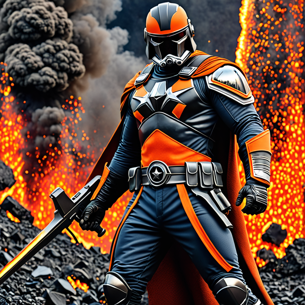 Captain Volcanic hero