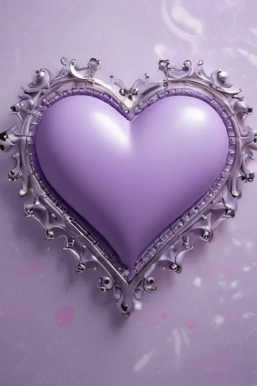 light purple heart wallpaper