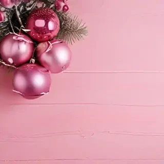 pink christmas background