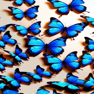 blue butterflies png
