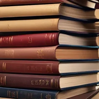 book stack png