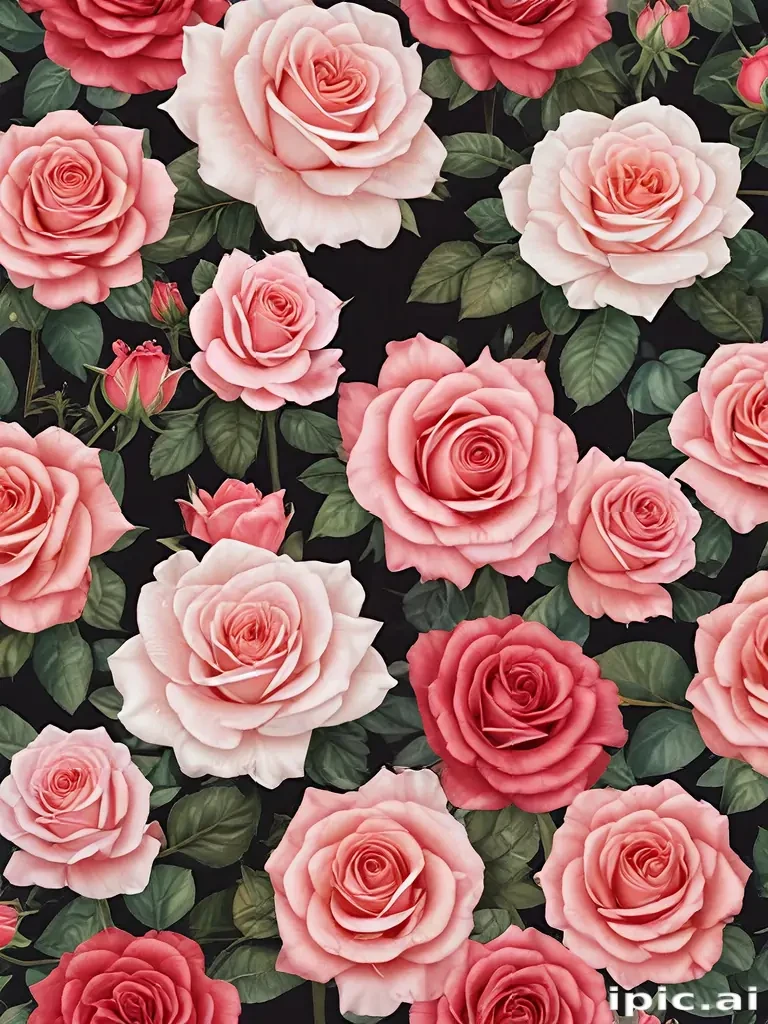 background roses wallpaper