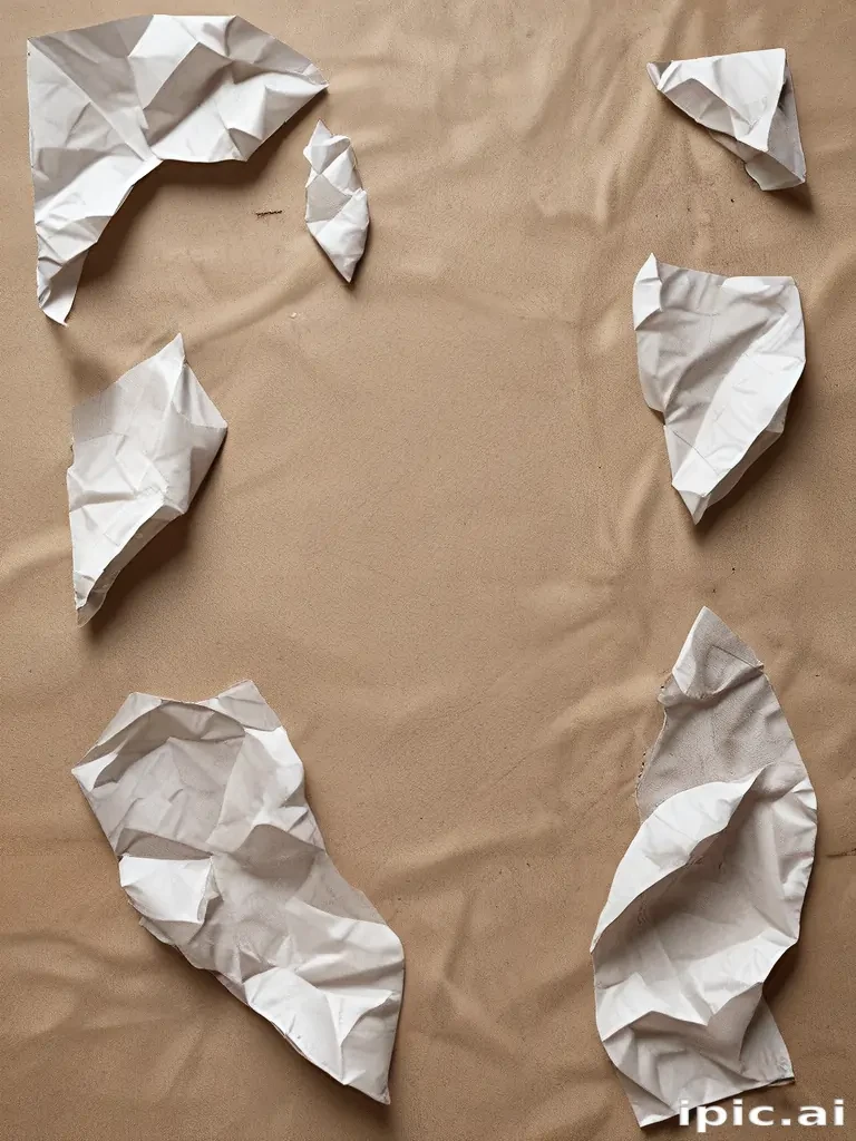 crumpled paper overlay