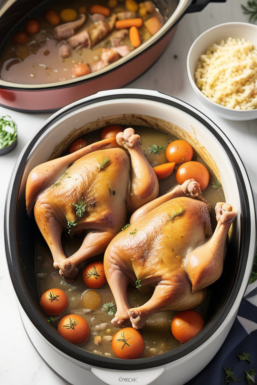 chicken leg quarters crock pot