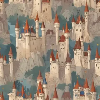 castle in cartoon