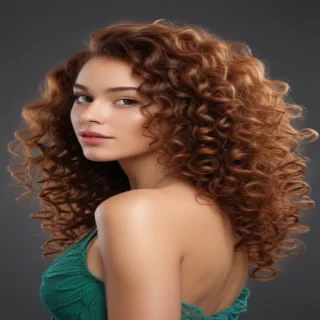 curly hair png