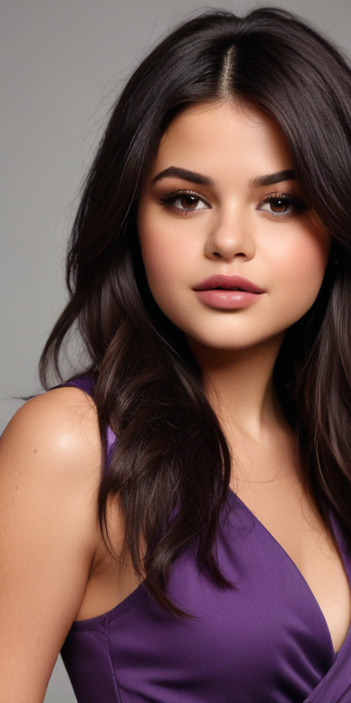 selena gomez purple