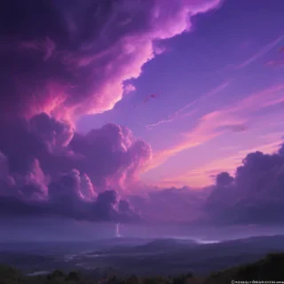 purple sky wallpaper