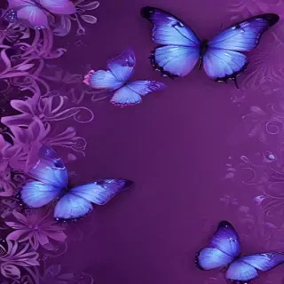 purple butterfly background