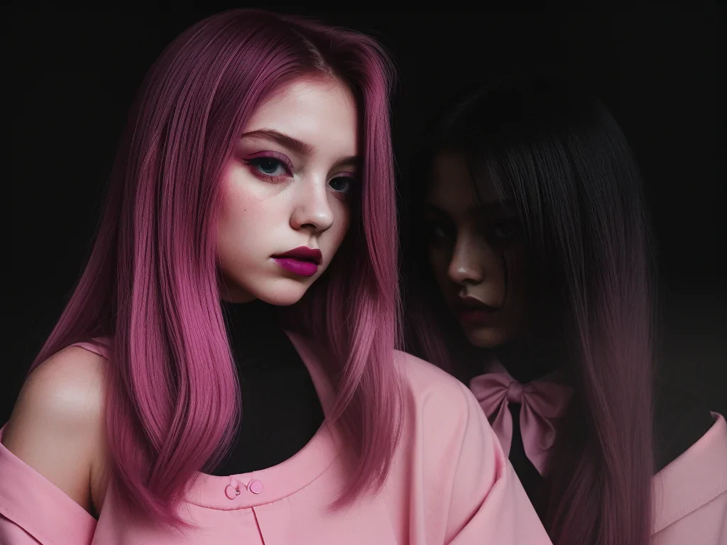 dark pink aesthetic