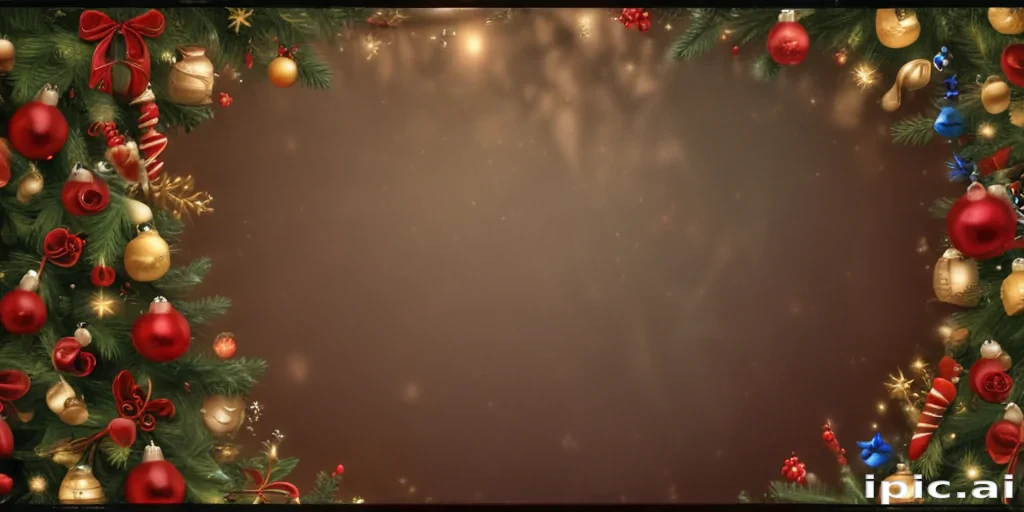 christmas background frame