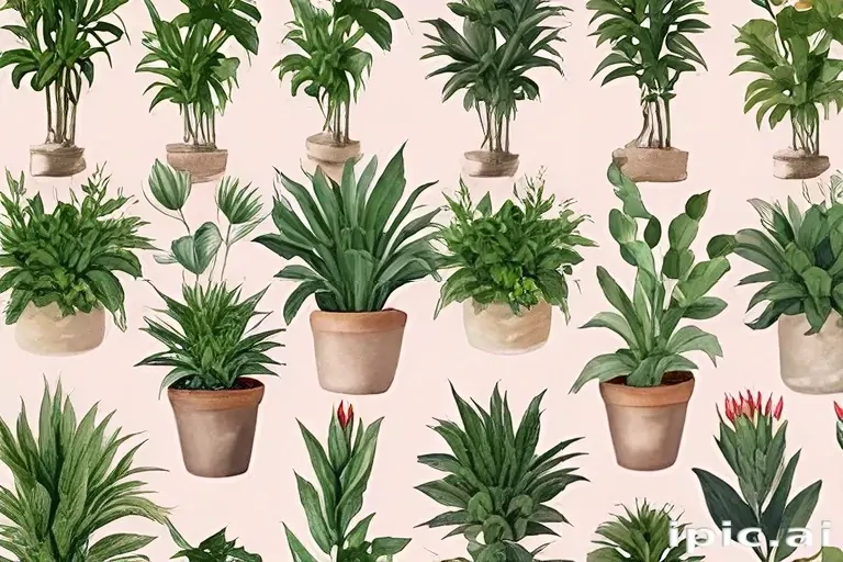 plants no background