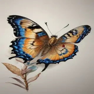 butterfly drawing png