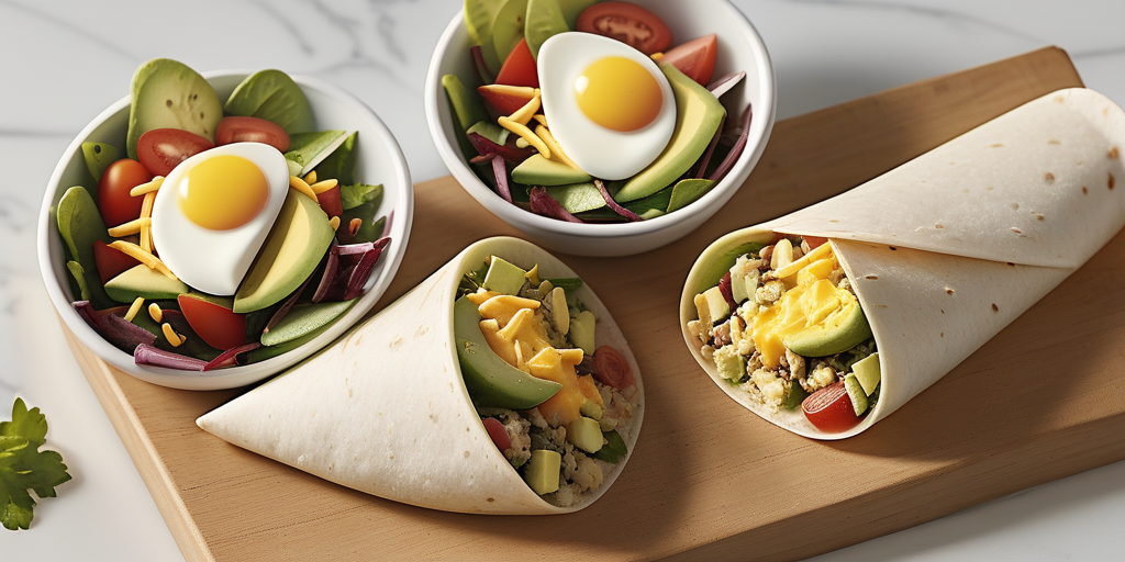 salad and go breakfast burritos